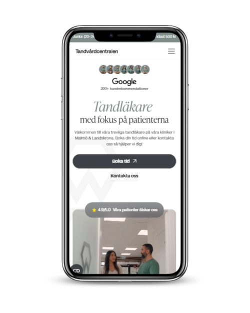 Strategisk SEO-copywriting gav tandläkarklinik optimalt resultat.